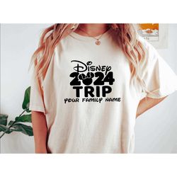 comfort colors disney 2024 trip shirt,disney vacation shirt,comfort color disneyworld ,disney shirts,disney family shirt