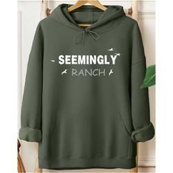 seemingly ranch hoodie, seemingly ranch hoodie, ketchup and seemingly ranch, trending hoodie, popular hoodie, personaliz