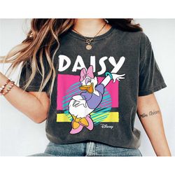 daisy hand flip shirt, daisy duck t-shirt, mickey and friends tee, disney family vacation, disneyland trip