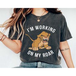 i'm working on my roar shirt, the lion king shirt, simba tee gift ideas for kid son daughter children