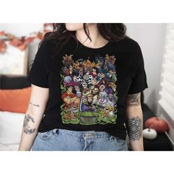 villains group ringer shirt disney villains tank top disney and pixar t-shirts family holiday party tees friends funny g