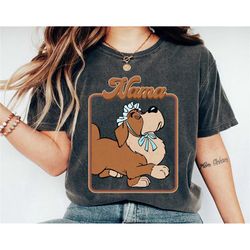 nana dog y2k retro vintage shirt, peter pan tee, disney family vacation, disneyland trip