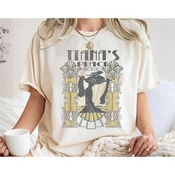 tiana's place art deco poster shirt, princess and the frog t-shirt, tiana shirt, disney princess tee gift ideas for men