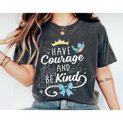 have courage and be kind shirt, cinderella shirt, disney princess, disney family matching tee gift ideas for men women