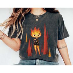 elemental shirt, minimalistic fire shirt, ember t-shirt, elemental 2023, disney family vacation shirt, disneyworld shirt