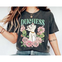 the aristocats duchess floral retro shirt, marie thomas o'malley berlioz toulouse shirt, family vacation shirt great gif