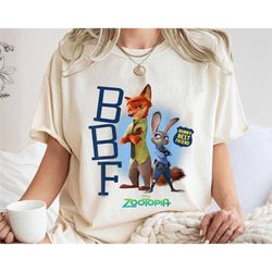 judy and nick shirt, bff bunny best friend t-shirt, zootopia tee, disney family vacation, disneyland trip