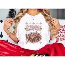 christmas ewoks fa la la holiday sweater shirt, star wars t-shirt, very merry christmas, disney xmas outfit, disneyland