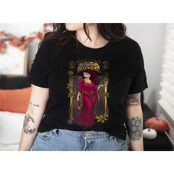 tangled mother gothel framed mother's day portrait graphic shirt great gift ideas for women