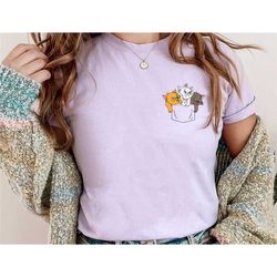 marie toulouse berlioz faux pocket shirt, the aristocats t-shirt, disney cats tee, family vacation, disneyland trip