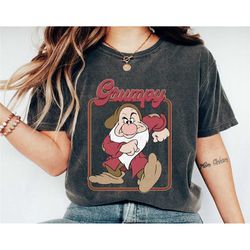 grumpy dwarf vintage shirt snow white and the seven dwarfs shirt great gift ideas for men women