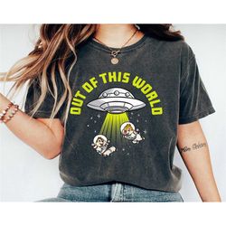 chip n dale out of this world ufo shirt, rescue rangers t-shirt, double trouble tee, disney family vacation, disneyland