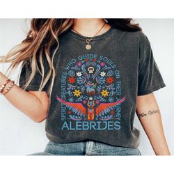 alebrijes dante & pepita artistic poster shirt, coco t-shirt, disney family vacation, disneyland trip