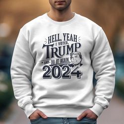 pro-trump 2024 t-shirt, patriotic political support tee, vote again campaign shirt, unisex adult clothing