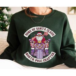 sons of santa claus north pole chapter christmas shirt, christmas t-shirt, xmas tee, christmas gift
