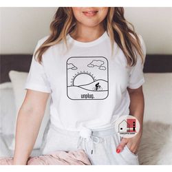 unplug t-shirt, bicycle gift, sunset mountain bike ride, bike love tee, bike t-shirt, cycling, biking shirt, bicycle clo