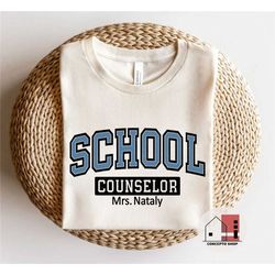 customized school counselor shirt, school therapy shirt, counselor shirt, gift for school counselor, school counselor gi