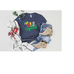 elf christmas squad family matching shirts, squad matching