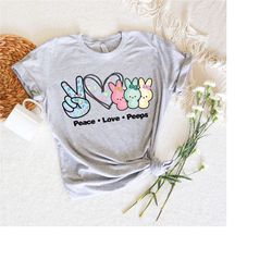 peeps easter shirt,peace love peeps shirt,peace love peeps