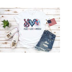 peace love america shirt,freedom shirt,fourth of july shirt,patriotic
