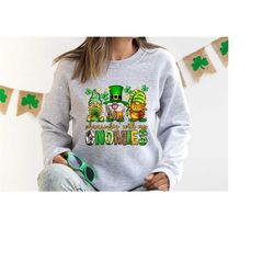 st patrick's shirt,shamrockin' with my gnomies shirt, st