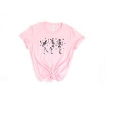 christmas skeleton shirt, creepy christmas tees, santa skull