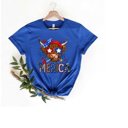moorica 4th of july shirt, patriotic cow shirt,