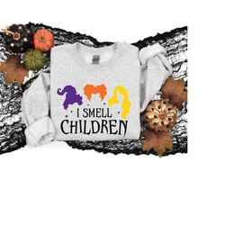 i smell children sweatshirt,a bunch of hocus pocus
