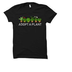 adopt a plant shirt. botanist shirt. botanist gift.