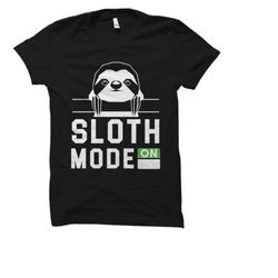 sloth gift. sloth shirt. sloth t-shirt. lazy t-shirt.