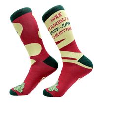 christmas socks, have yourself a merry-juana christmas, unisex