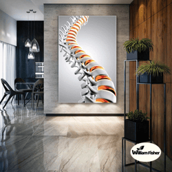 spine health brain and nerve surgery spine roll up canvas, stretched canvas art, framed wall art painting