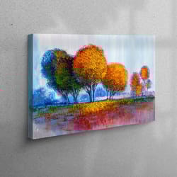 3d canvas, large wall art, canvas, landscape art, abstract printed, view wall art, forest 3d canvas, autumn artwork,