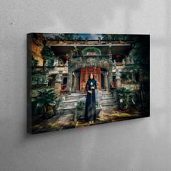 canvas home decor, canvas art, 3d canvas, asian woman poster, abstract canvas poster, asian girl canvas, woman canvas gi
