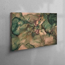 canvas home decor, canvas print, canvas decor, brown green marble, luxury marble printed, contemporary art canvas, moder
