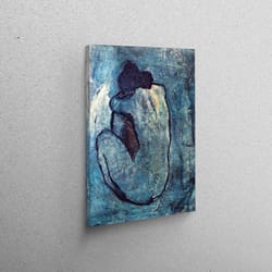 canvas home decor, canvas wall art, canvas, blue nude, sensual wall decor, sexy girl canvas, famous art, contemporary ca