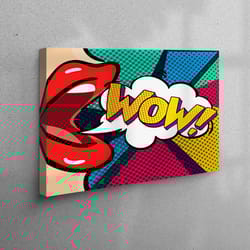 canvas home decor, living room wall art, large wall art, abstract woman canvas print, woman wow canvas print, modern pri