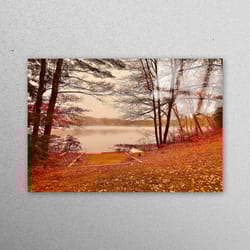 glass art, wall decor, glass printing, tree landscape wall decor, nature landscape tempered glass, tree glass decor,