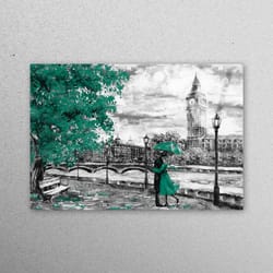 glass art, wall decor, tempered glass, valentine tempered glass, romantic glass, valentines day gift glass, landscape gl