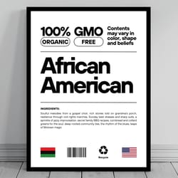 african american unity flag canvas mid century modern american melting pot rustic charming african humor us patrioti