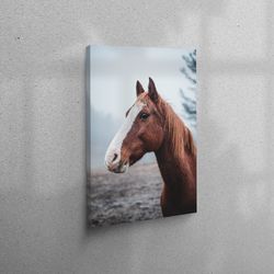 3d wall art, canvas art, canvas decor, wild 3d canvas, horse lover gift canvas print, horse photo poster, horse art canv