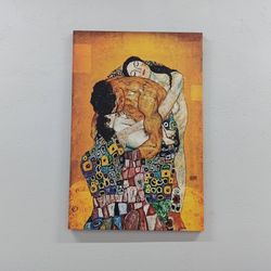 canvas art, canvas gift, 3d wall art, gustav klimt the family, klimt family canvas print, famous canvas decor, the famil