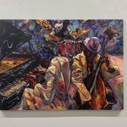 canvas home decor, large canvas, canvas print, music room poster, ethnic canvas gift, pianist canvas, piano canvas,