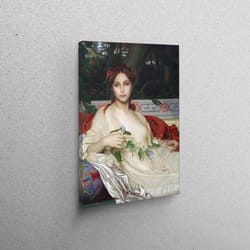 canvas wall art, canvas art, wall decor, albayde, alexandre cabanel, reproduction canvas poster, woman canvas decor, nud