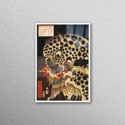 glass wall art, glass, wall decor, japanese tiger, japanese tiger glass art, famous glass wall, tiger glass wall art,