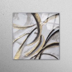 glass wall art, wall art, wall decor, gold and silver painting, modern luxury glass printing, modern glass decor, silver
