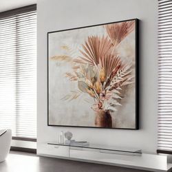 beautiful spring wild flowers field colourful watercolour panoramic modern design, extra large wall art design, framed c