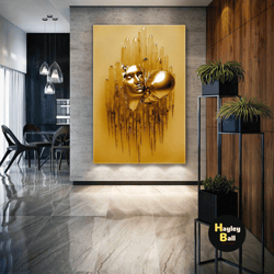 metal wall art, romantic canvas art, lover canvas wall art, roll up canvas, stretched canvas art, framed wall art painti