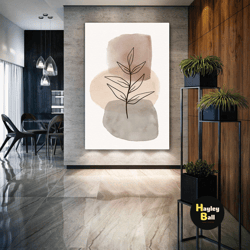 minimal wall art, boho canvas art, line canvas wall art, roll up canvas, stretched canvas art, framed wall art painting