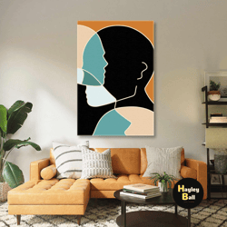 minimal wall art, line canvas art, modern room wall decor, roll up canvas, stretched canvas art, framed wall art paintin